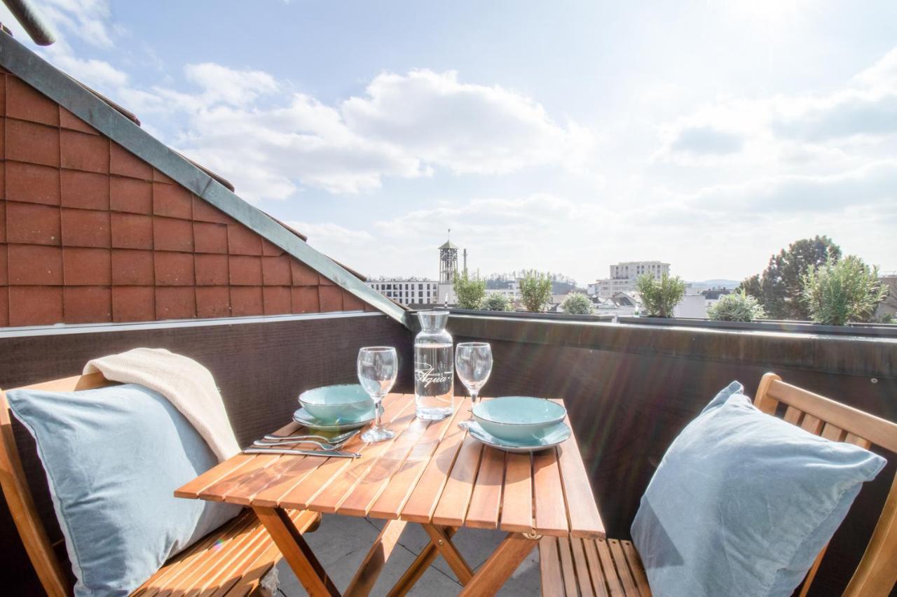 Loewe Apartment Blau Neuhausen Am Rheinfall Bagian luar foto